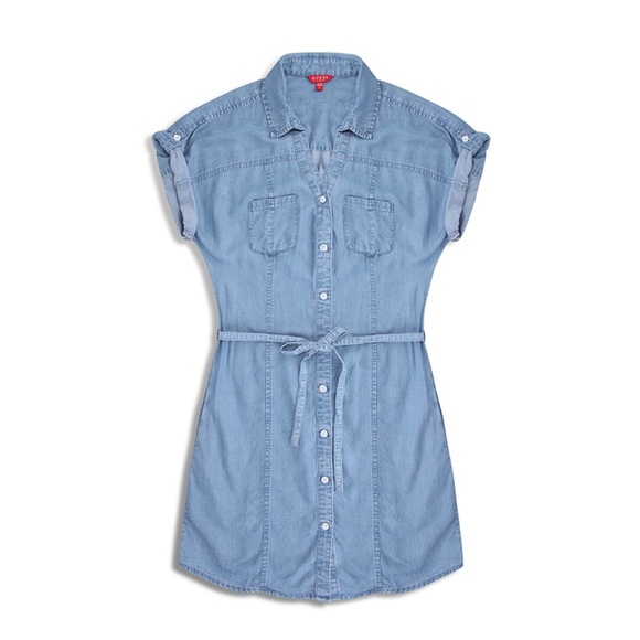 Guess MAREN CHAMBRAY denim SHIRTDRESS - Picture 5 of 8